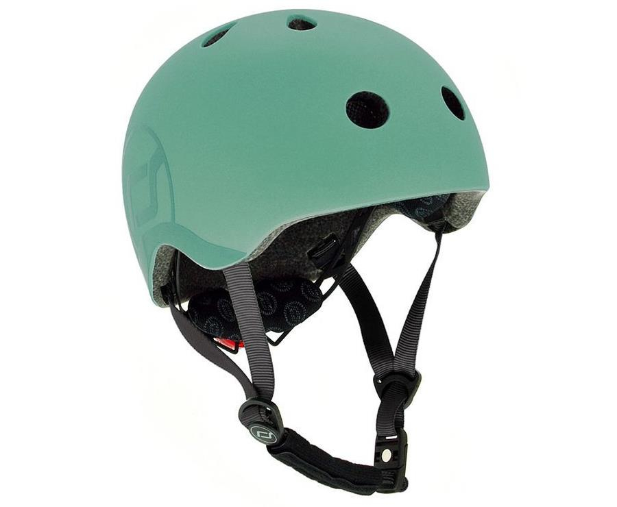 Scoot & Ride Kask Ochronny S-M dla dzieci 3+ Forest