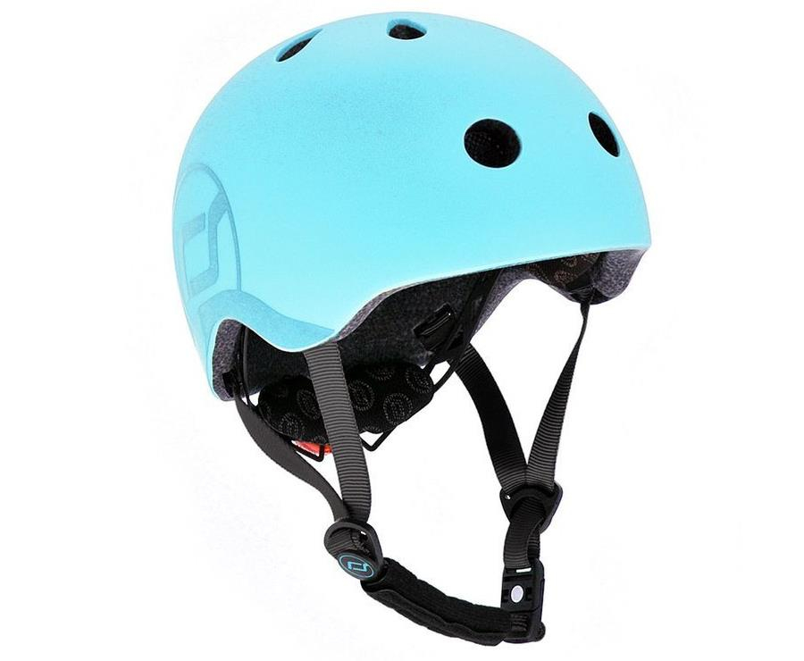 Scoot & Ride Kask Ochronny S-M dla dzieci 3+ Blueberry