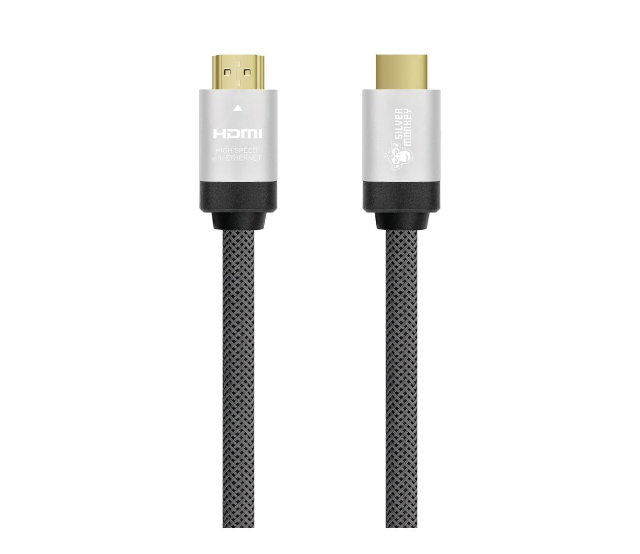 Silver Monkey Kabel HDMI 2.0 w oplocie - HDMI 10m