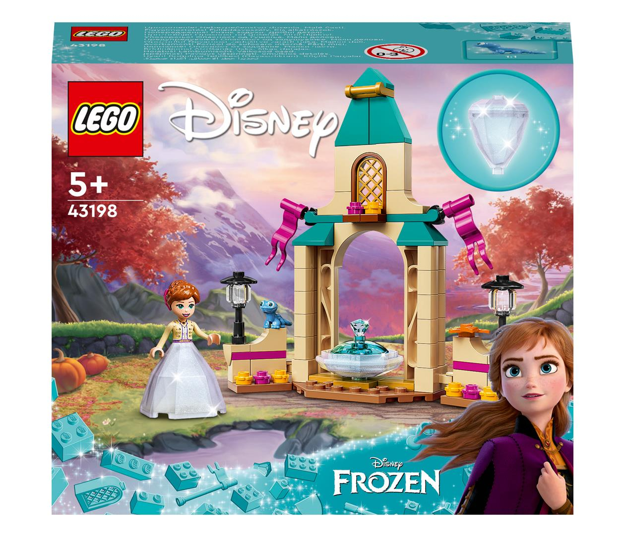 LEGO Disney Princess 43198 Dziedziniec zamku Anny