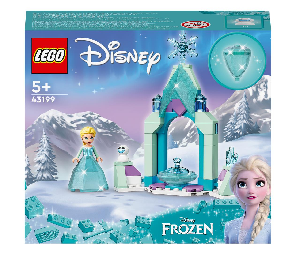 LEGO Disney Princess 43199 Dziedziniec zamku Elzy
