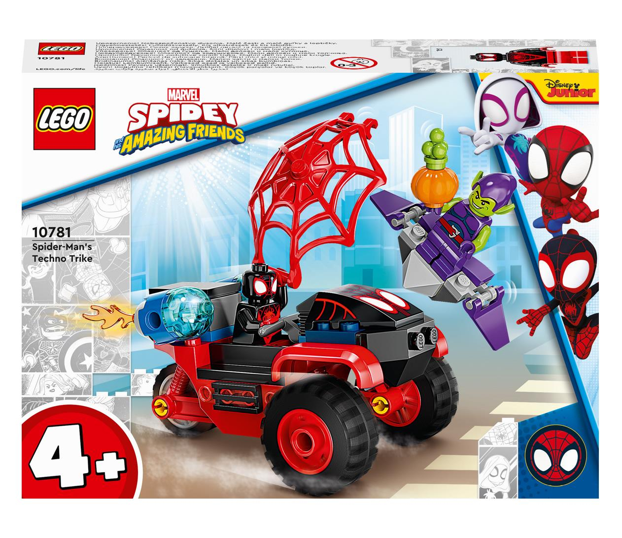 LEGO Marvel 10781 Technotrójkołowiec Spider-Mana