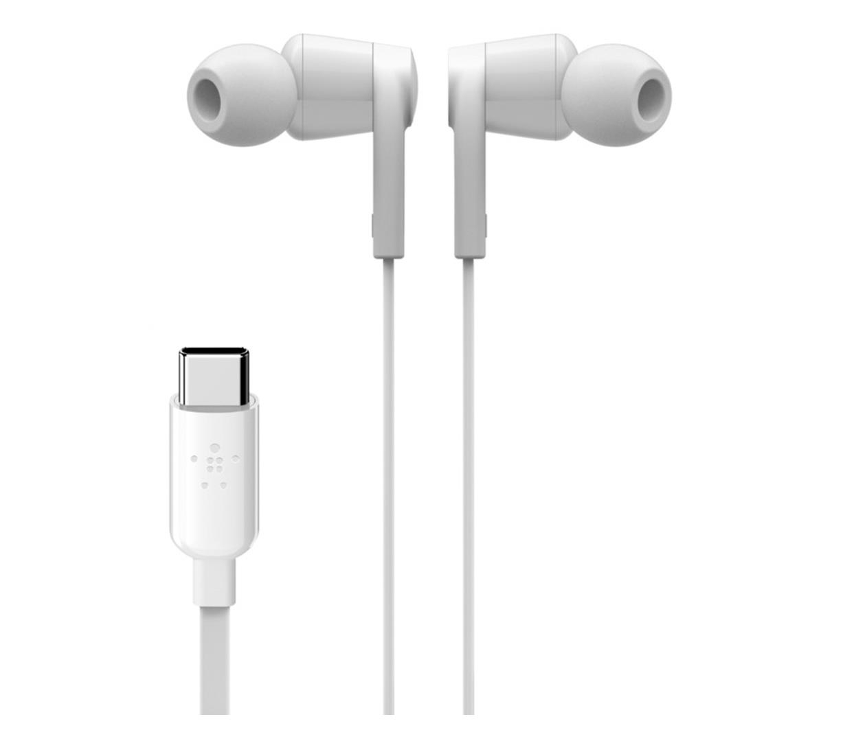 Belkin USB-C IN-EAR Headphone White
