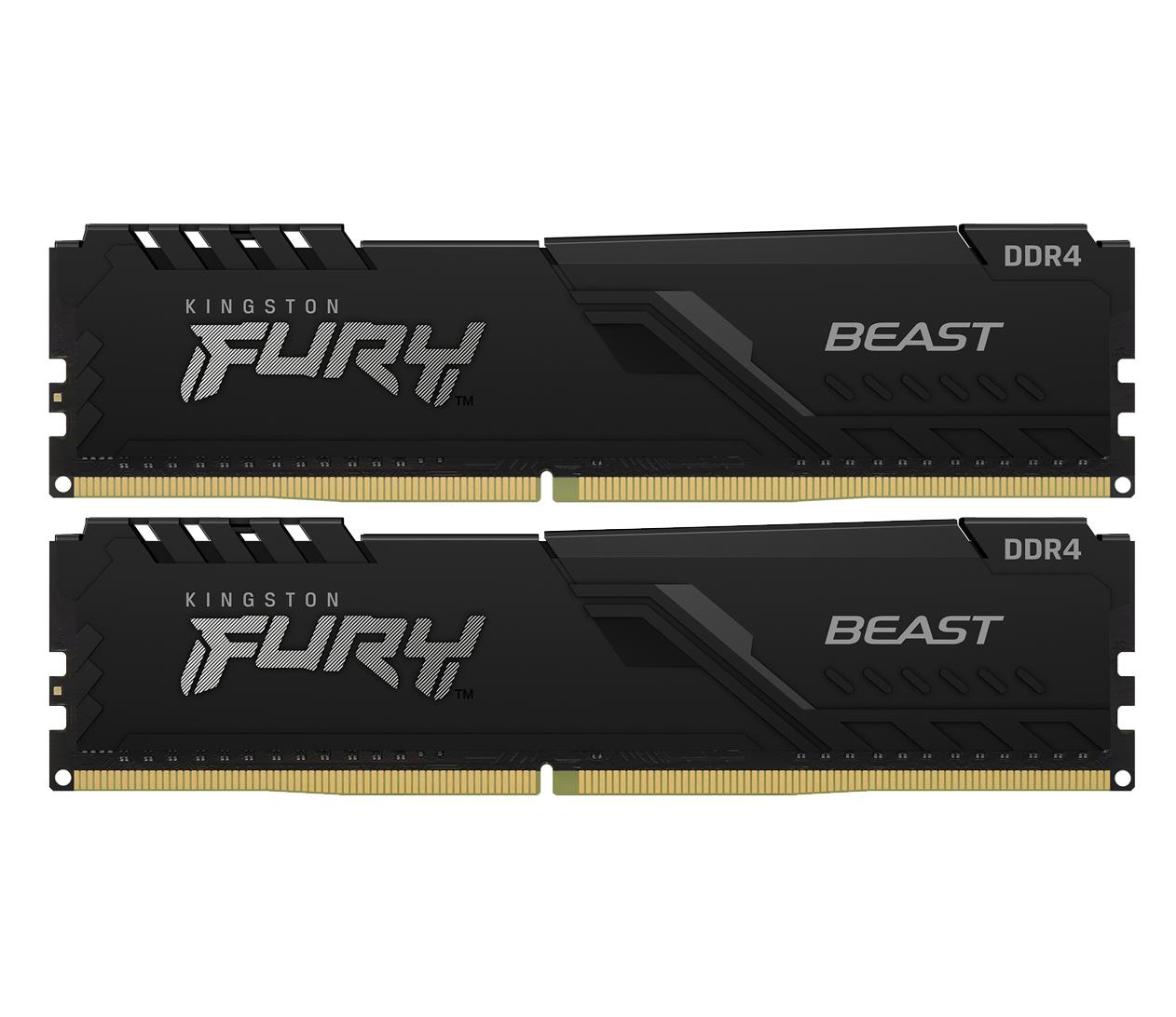 Kingston FURY 32GB (2x16GB) 3600MHz CL18 Beast Black