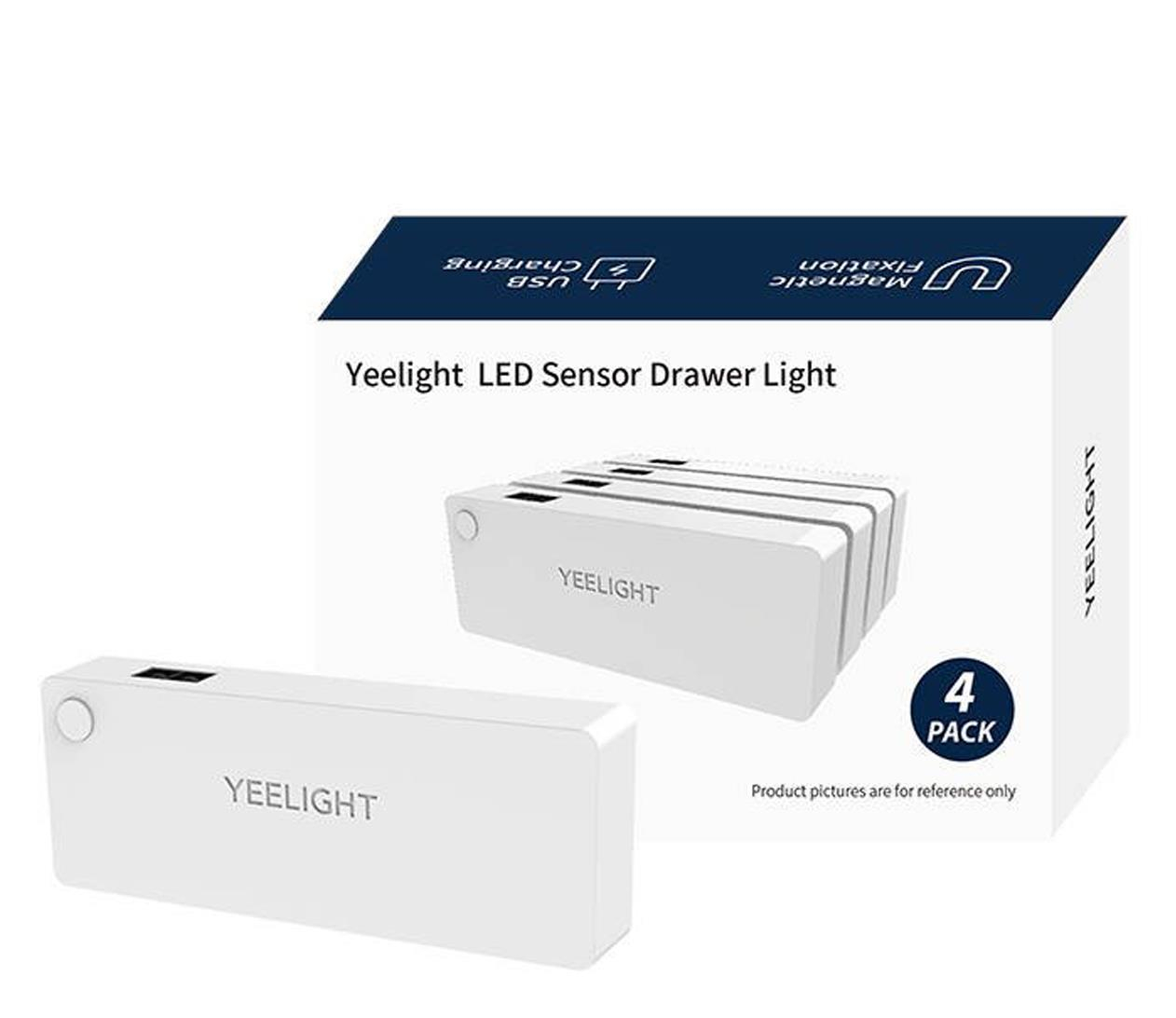 Yeelight Lampka do szuflady z czujnikiem ruchu - 4 sztuki