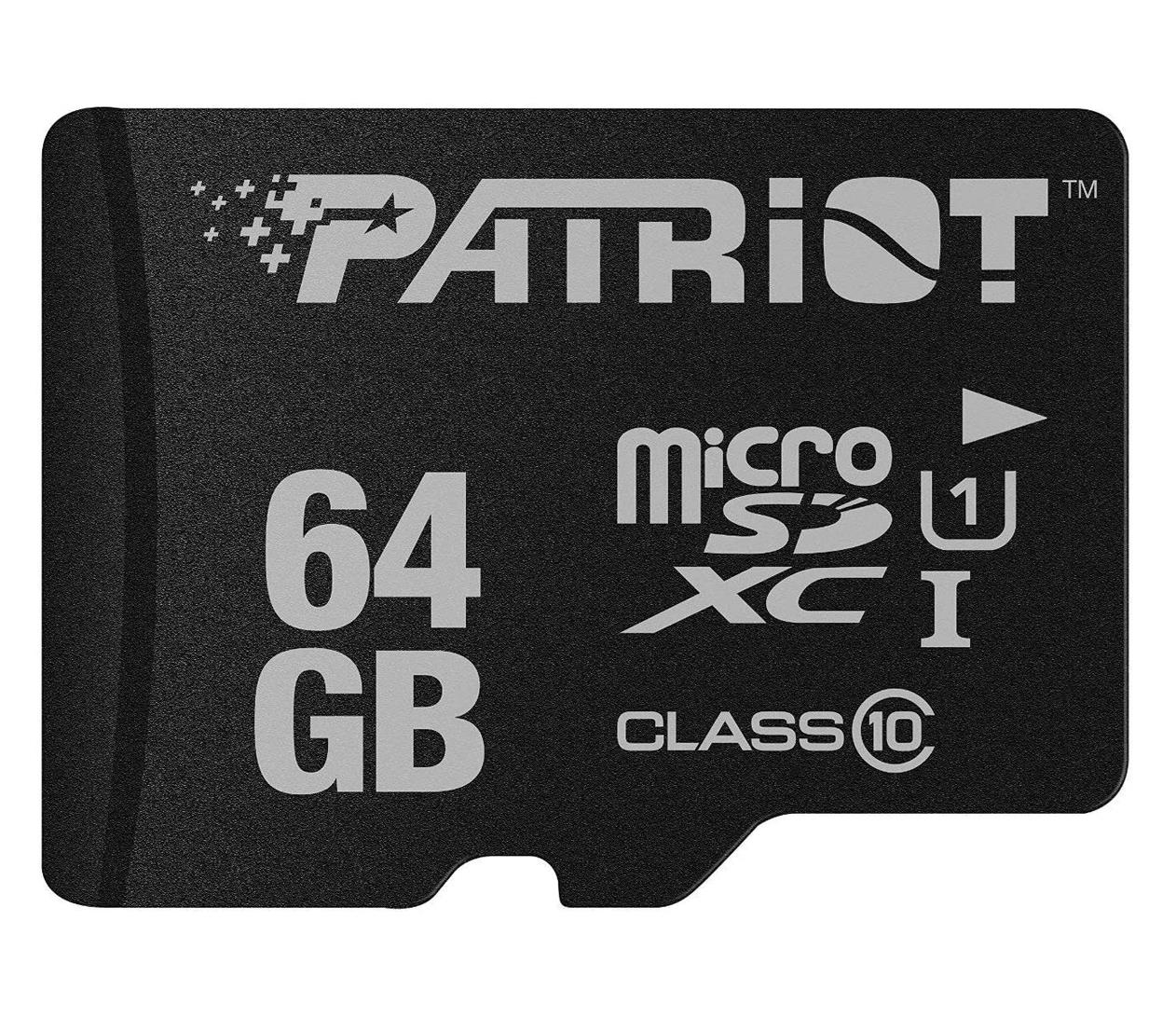 Patriot 64GB microSDXC LX Series UHS-I