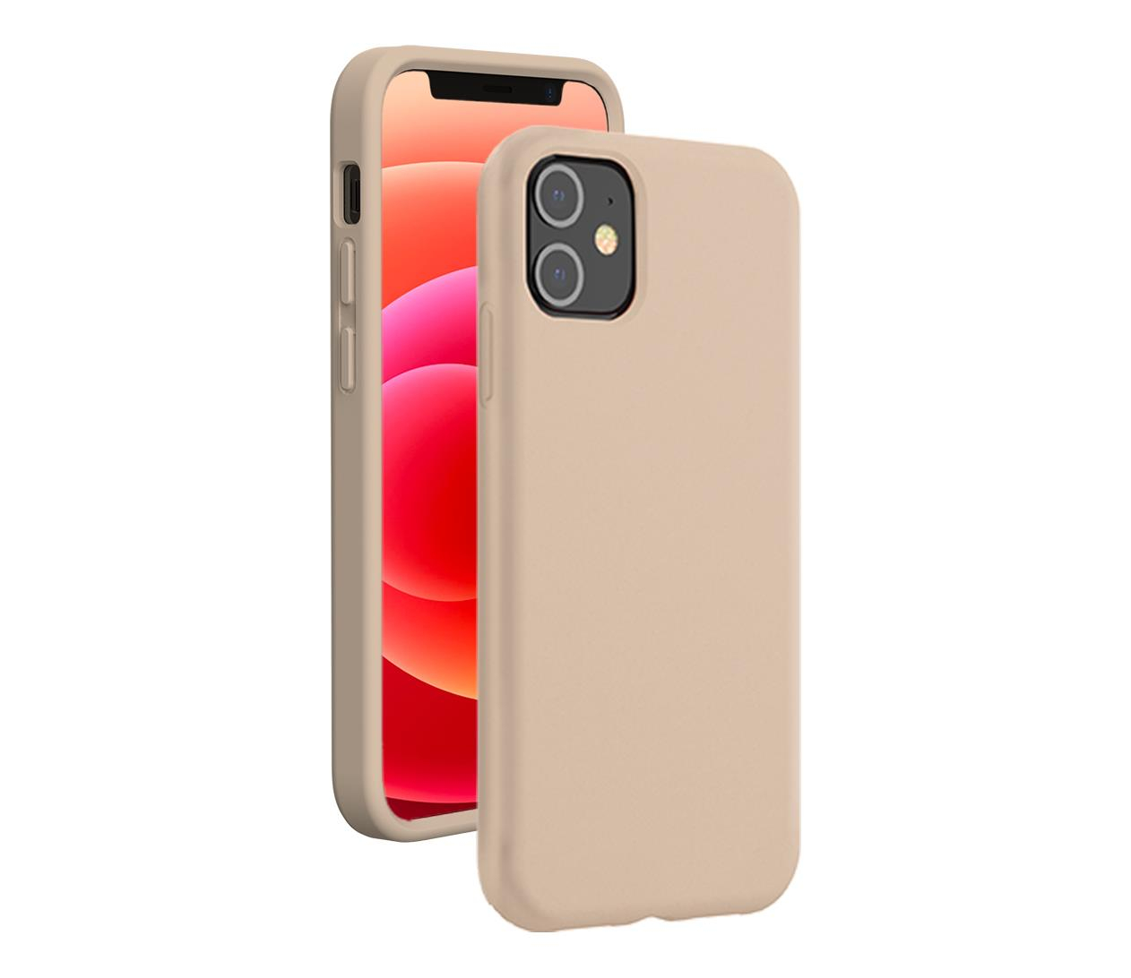 BigBen SoftTouch Silicone Case do iPhone 12 mini beige