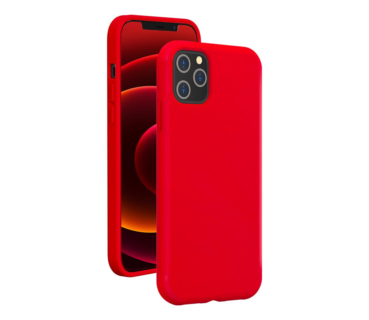 BigBen SoftTouch Silicone Case do iPhone 12 Pro Max red