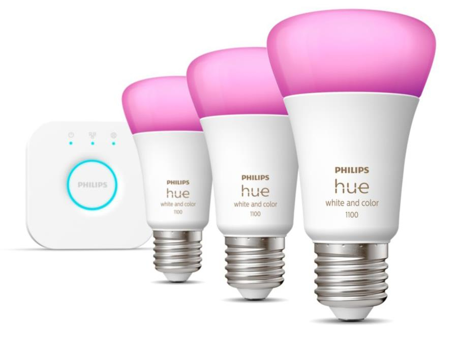 Philips Hue Zestaw startowy White and color ambiance 3xE27 1055lm