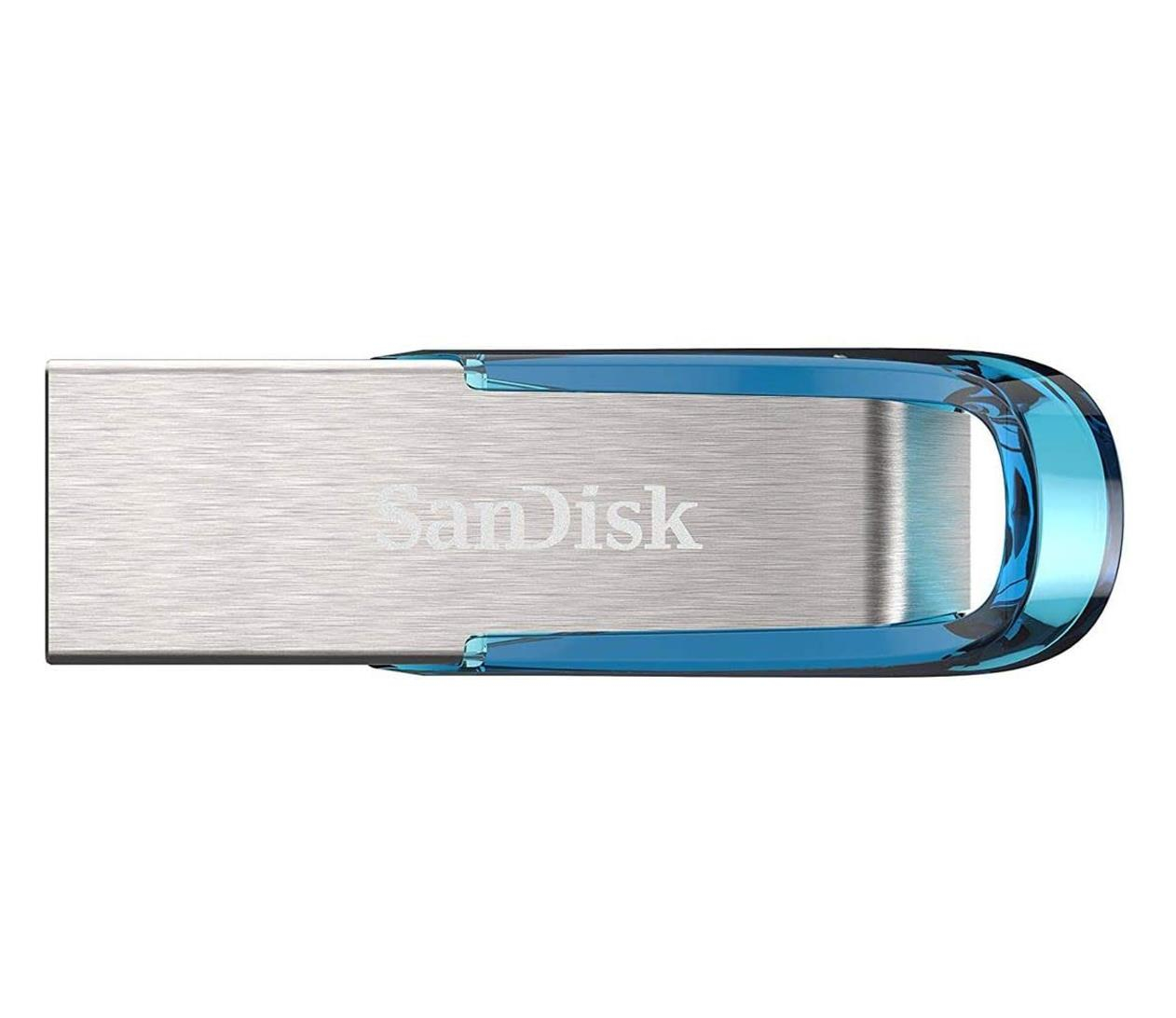 Sandisk 64GB Ultra Flair (USB 3.0) niebieski