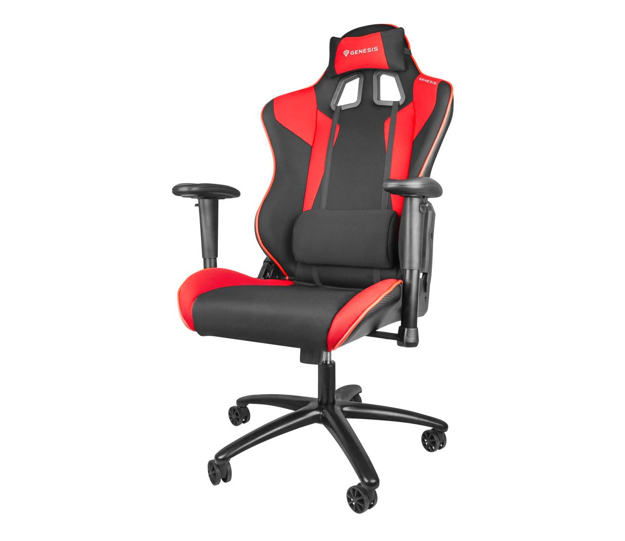 Genesis Fotel gamingowy Nitro 770 czarno-czerwony