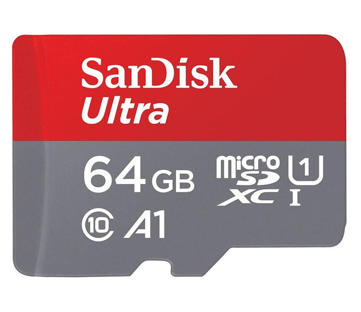Sandisk 64GB microSDXC Ultra 140MB/s A1 C10 UHS-I U1