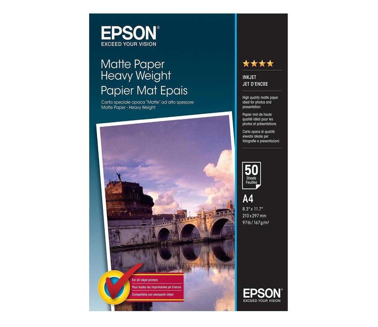 Epson Matte Paper Heavy Weight A4 (50 ark.)