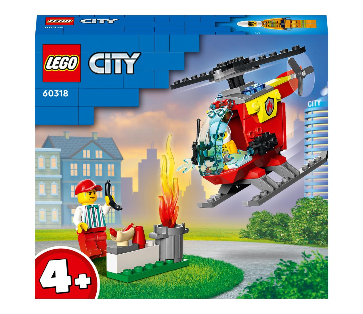 LEGO City 60318 Helikopter strażacki