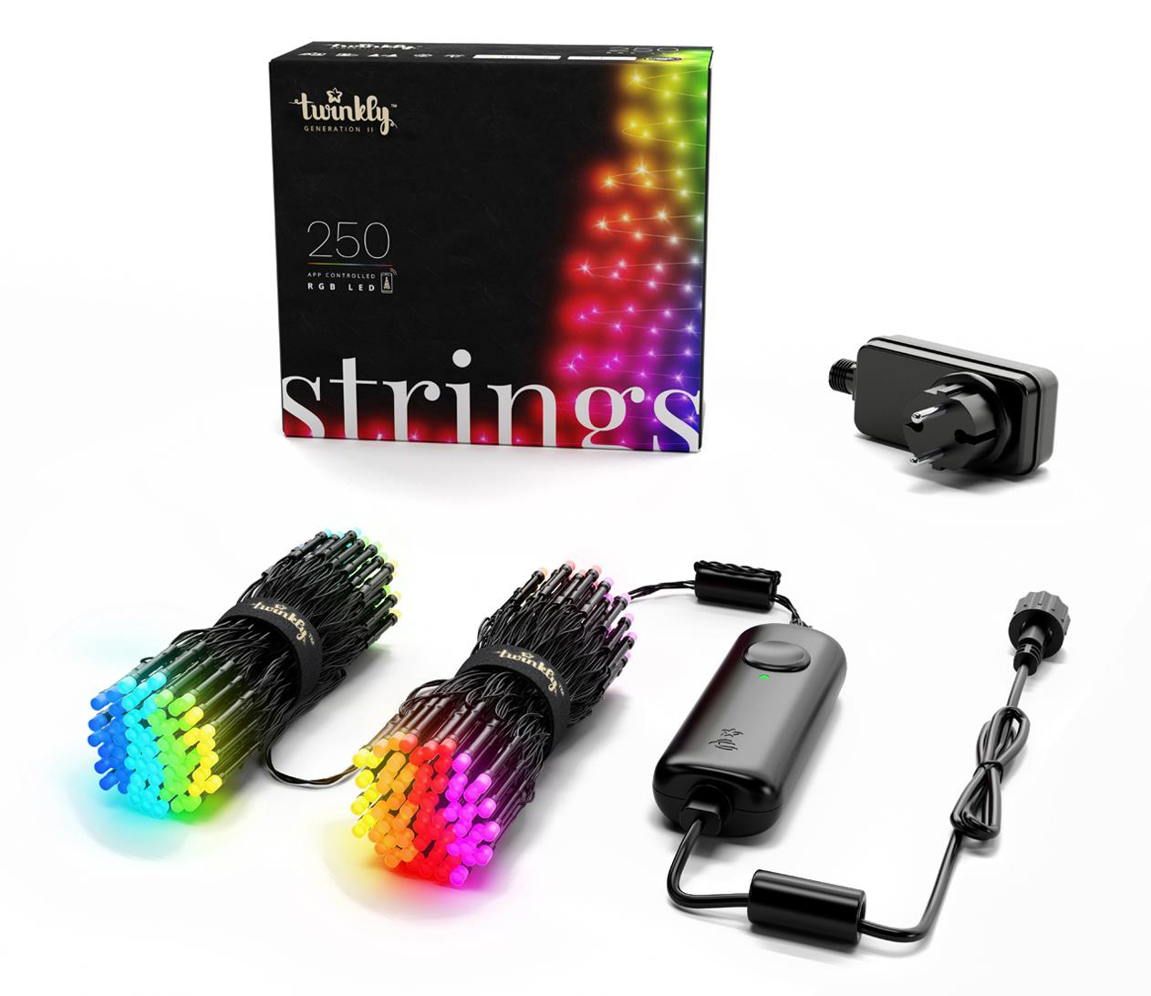 Twinkly Smart lampki - łańcuch 250 LED RGB