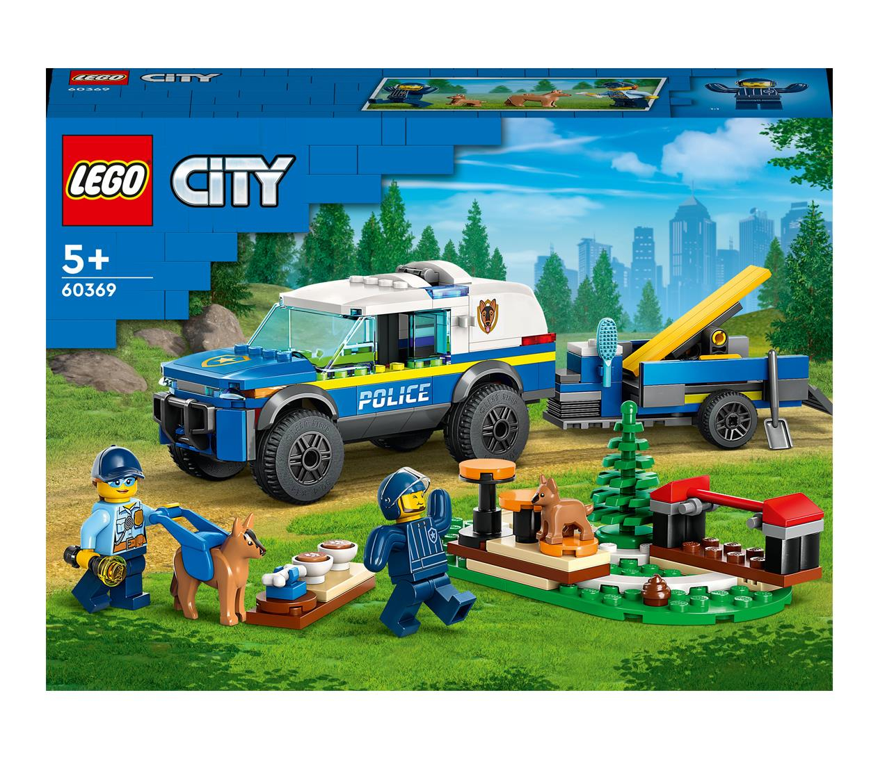 LEGO City 60369 Szkolenie psów policyjnych w terenie
