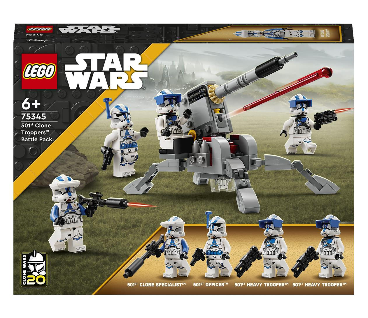 LEGO Star Wars 75345 Zestaw bitewny żołnierze-klony z 501 legionu