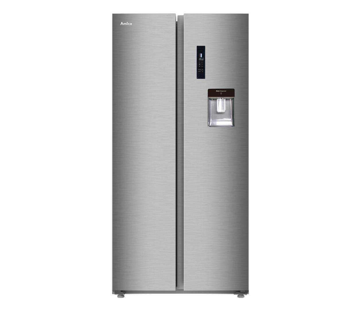 Amica FY5079.3DFXBI No Frost 176,3cm Srebrna Kostkarka 430L