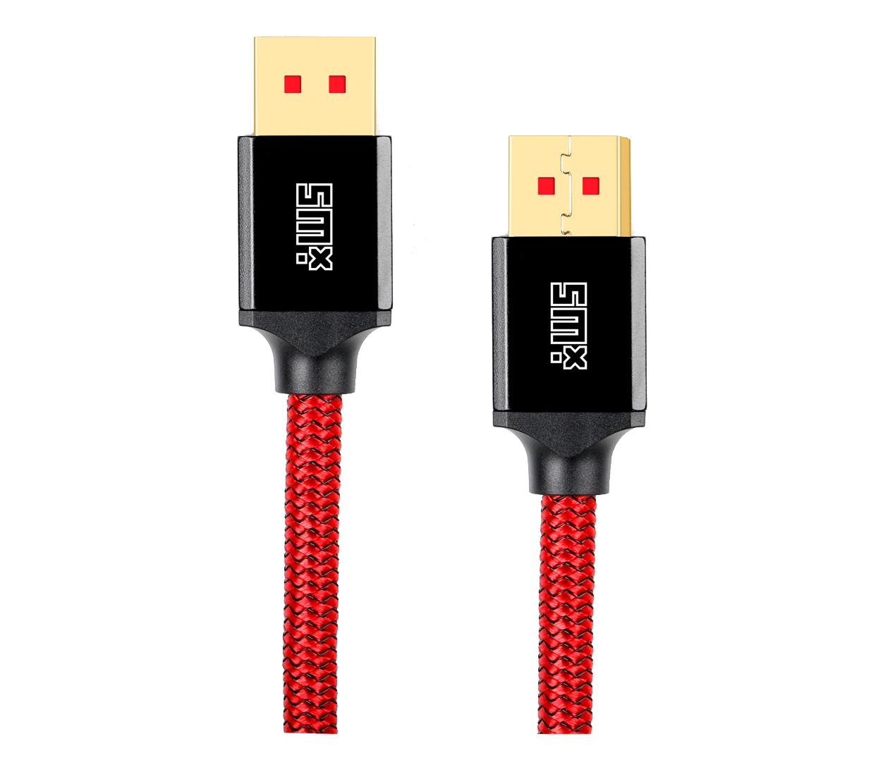 SMX Kabel DisplayPort 1.4 w oplocie 3m