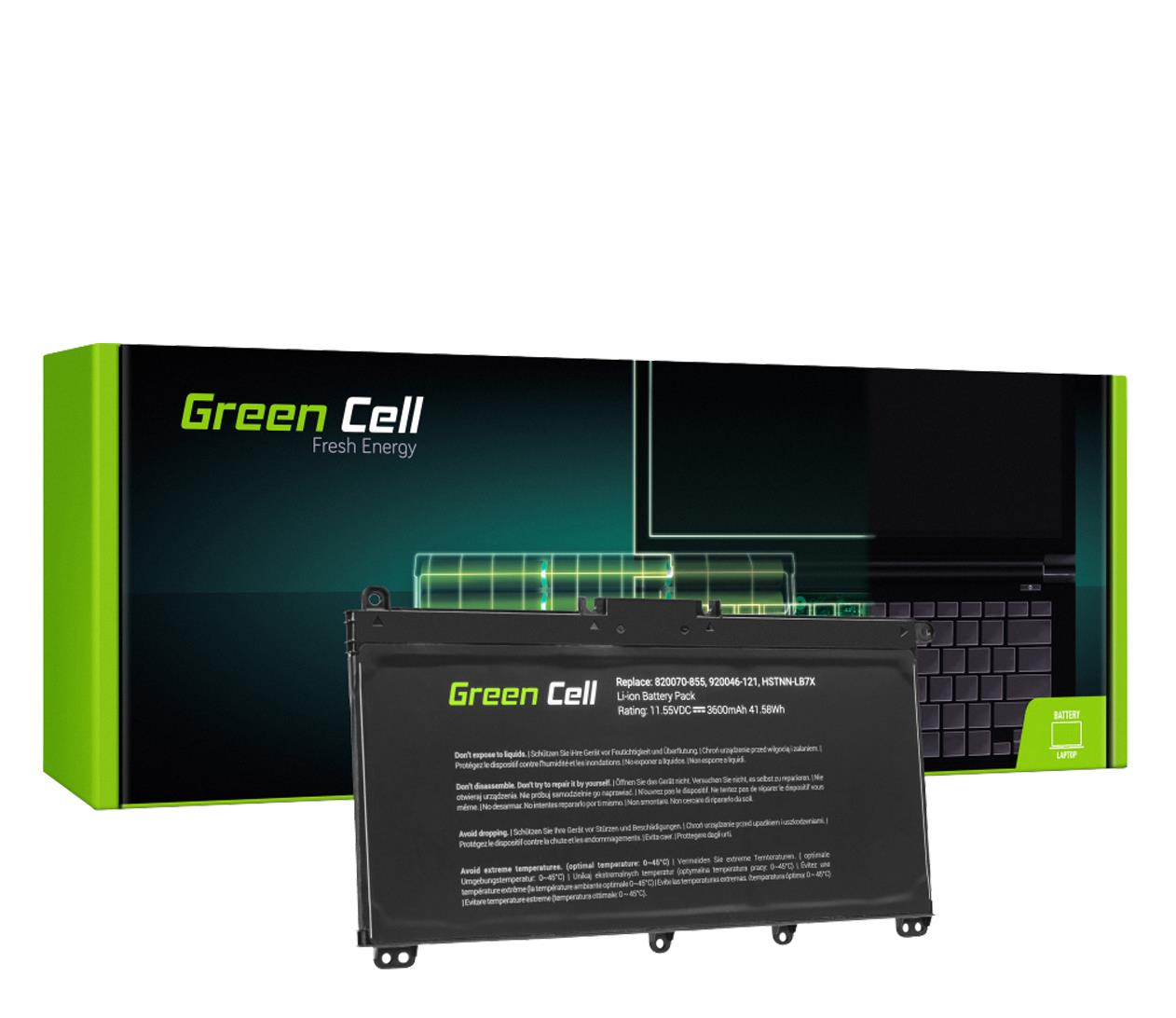 Green Cell TF03XL HSTNN-LB7X 920046-421 920070-855 do HP