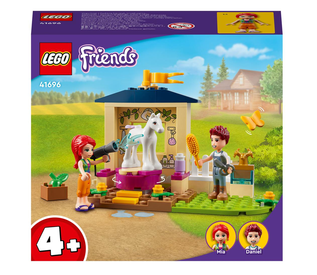 LEGO Friends 41696 Kąpiel dla kucyków w stajni