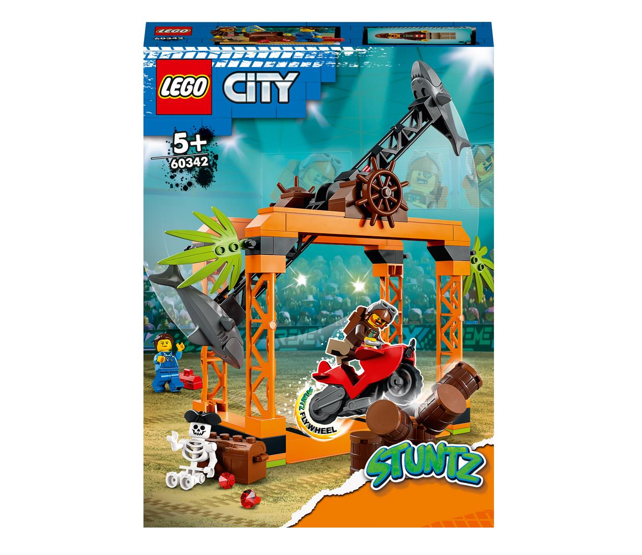 LEGO City 60342 Wyzwanie kaskaderskie: atak rekina