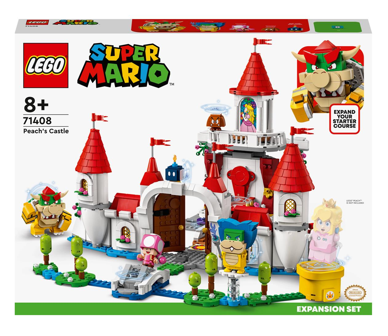 LEGO Super Mario 71408 Zamek Peach - zestaw rozszerzający