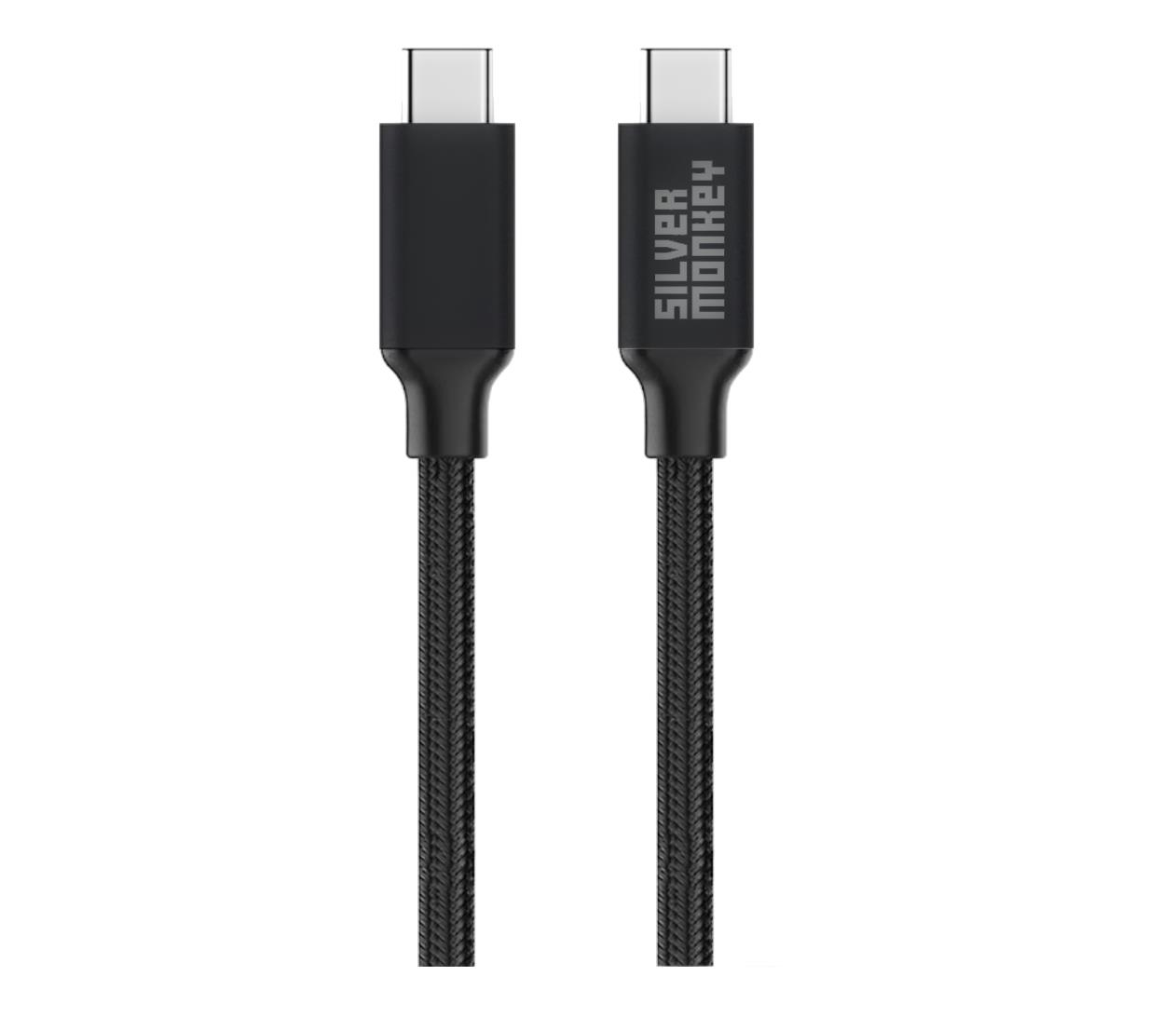 Silver Monkey Kabel USB-C 3.0 100W 0,5 m B