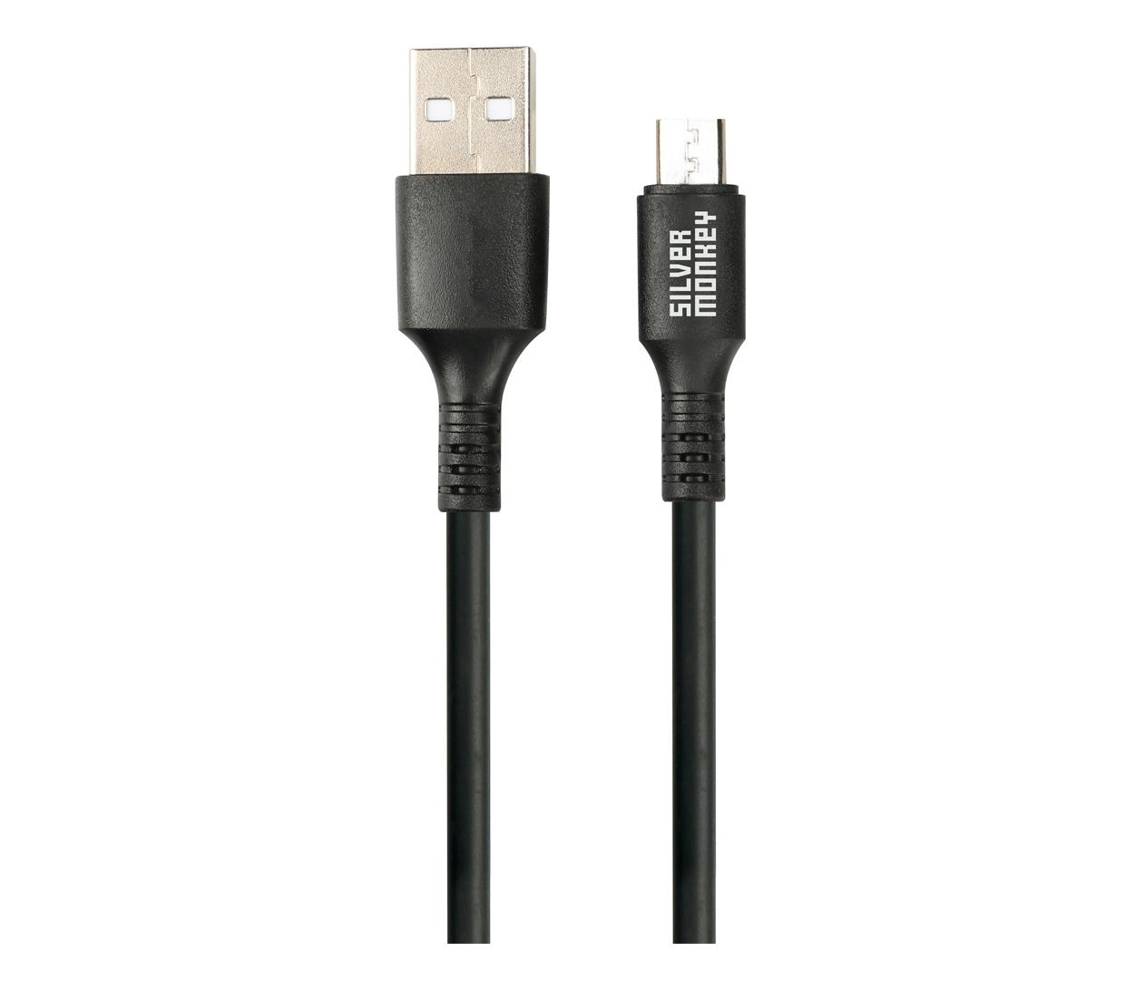 Silver Monkey Kabel USB-A na Micro USB 2 m