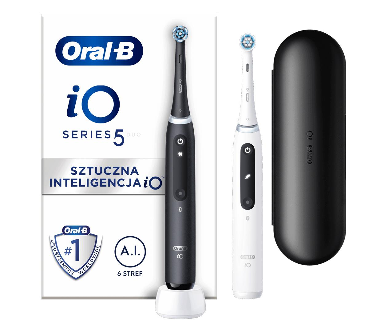 Oral-B Zestaw iO Series 5 Czarny+Biały