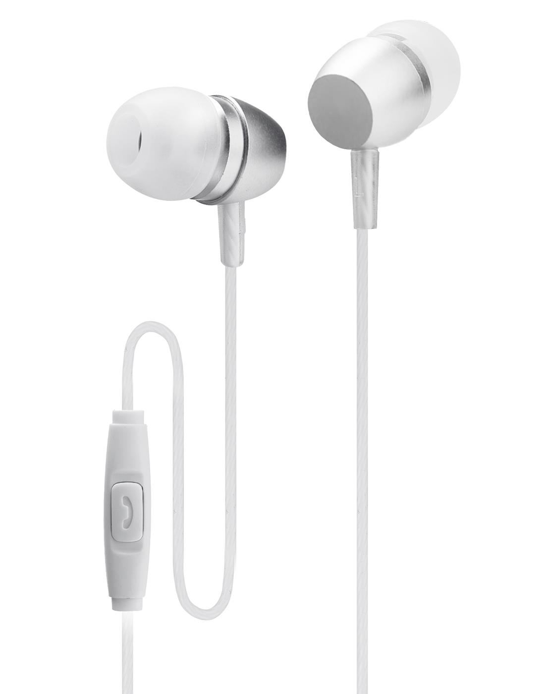 Silver Monkey Słuchawki przewodowe 3.5 mm jack białe EP10