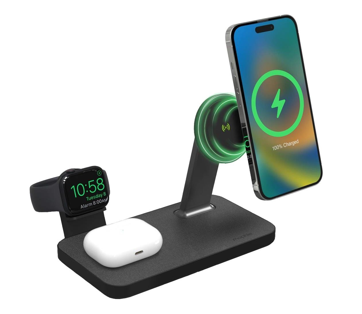 Mophie Snap+ 3w1 Wireless Charging Stand MagSafe 15W