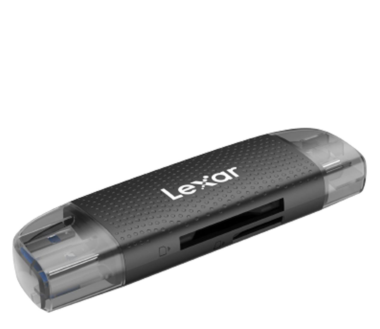 Lexar Dual Slot USB-A/C microSD Card USB 3.1 Reader