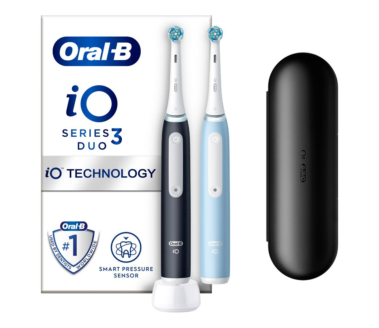 Oral-B Szczoteczka magnetyczna ORAL-B iO Series 3 Duo Black/Ice Blu