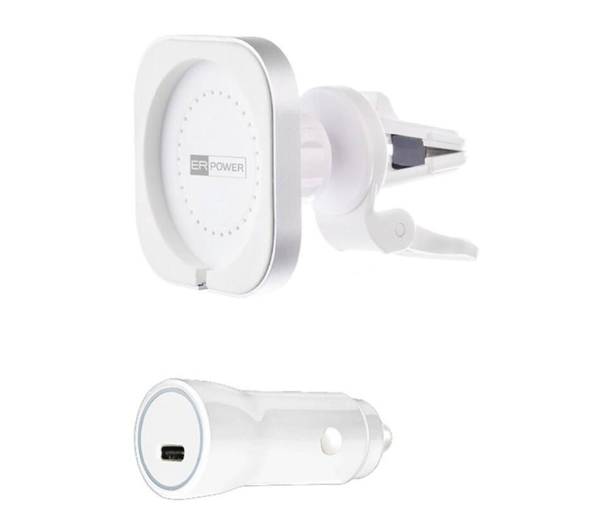 ER POWER uchwyt do ładowarki MagSafe + ładowarka 20W USB-C PD