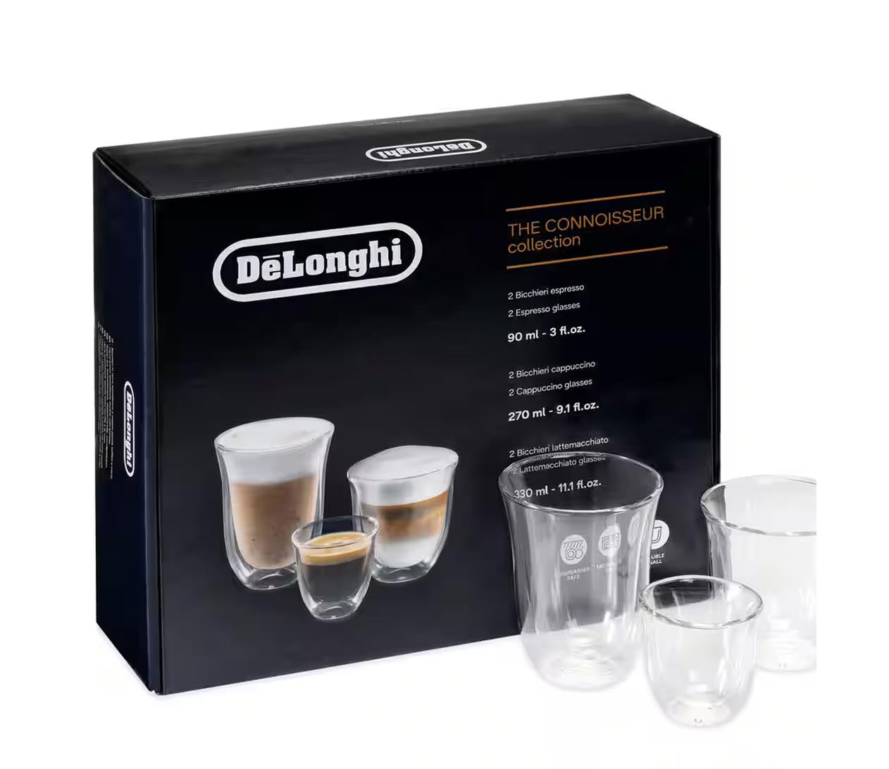 DeLonghi DLSC302 Szklanki zestaw 6 sztuk