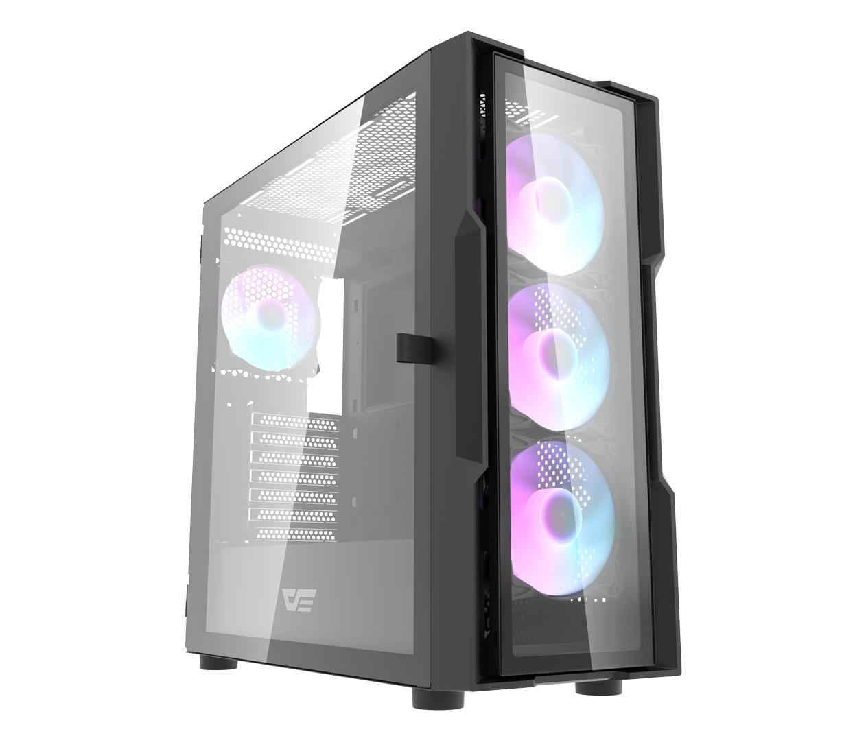 DarkFlash DK431 Glass + fans