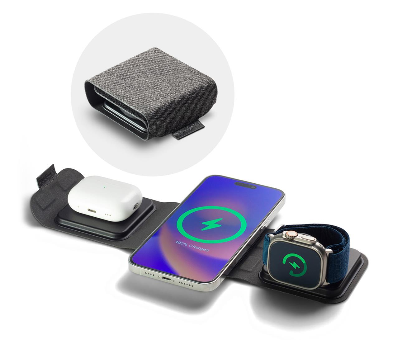 Mophie 3w1 travel charger z MagSafe