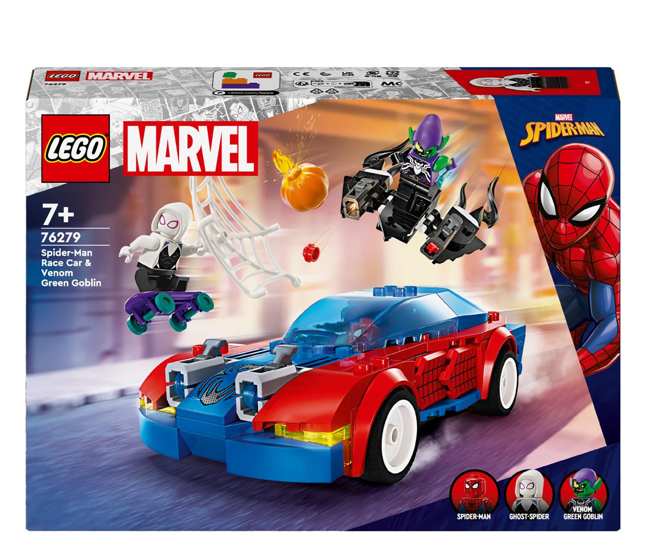 LEGO Marvel 76279 Wyścigówka Spider-Mana i Zielony Goblin