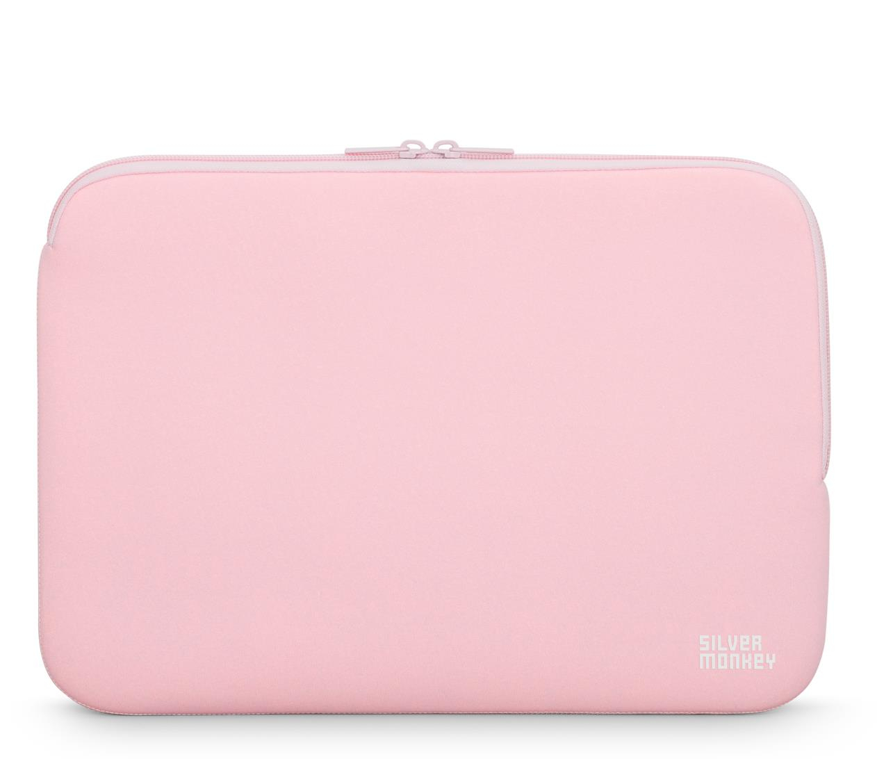 Silver Monkey EasySleeve etui na laptopa 14,1" różowe