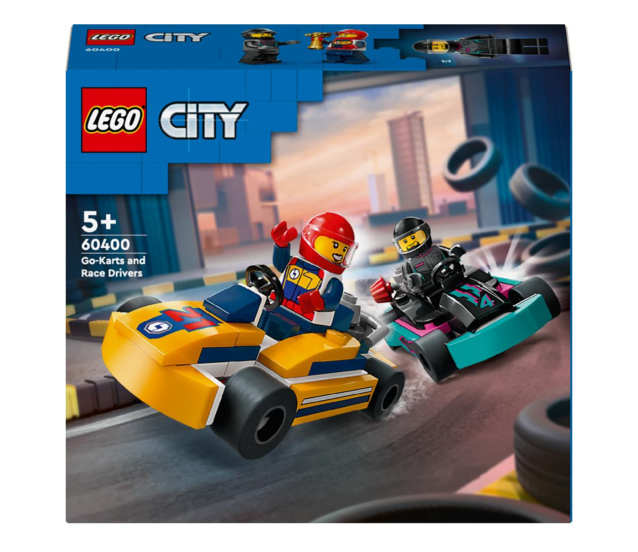 LEGO City 60400 Gokarty i kierowcy wyścigowi