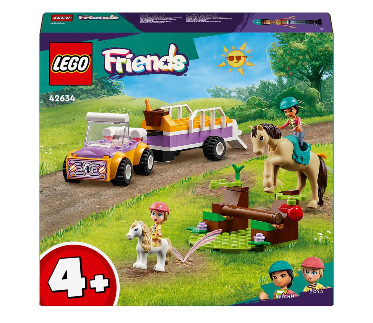 LEGO Friends 42634 Przyczepka dla konia i kucyka