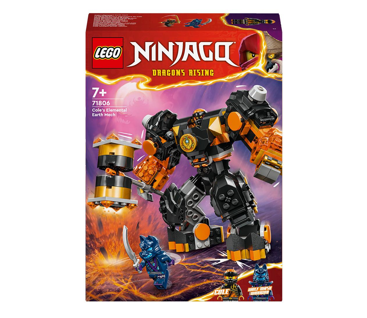 LEGO Ninjago 71806 Mech żywiołu ziemi Cole’a