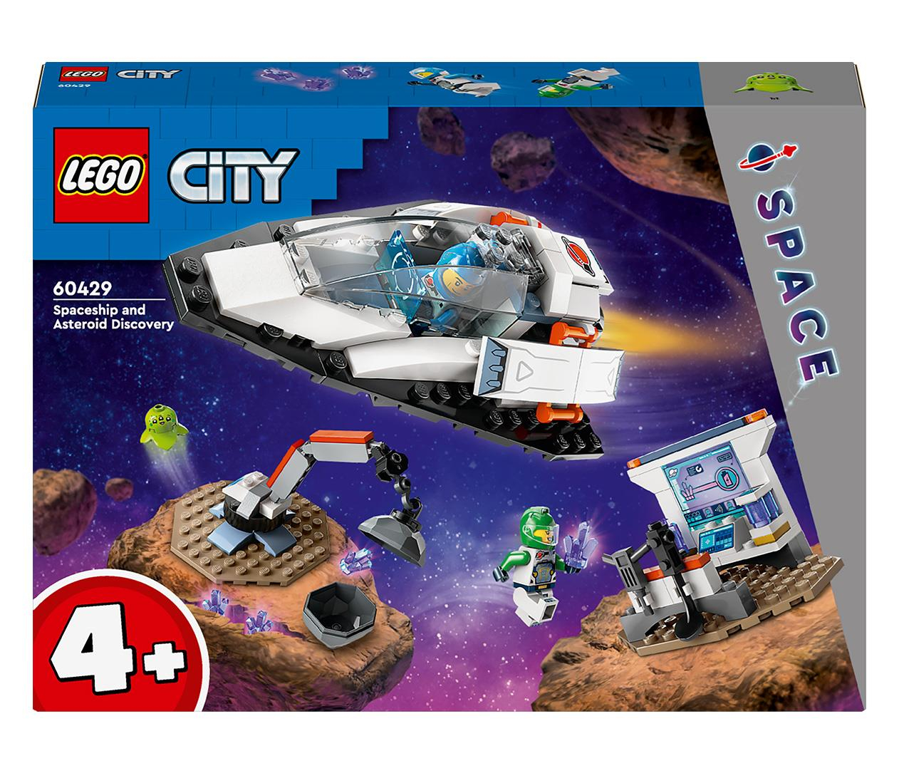 LEGO City 60429 Statek kosmiczny i odkrywanie asteroidy