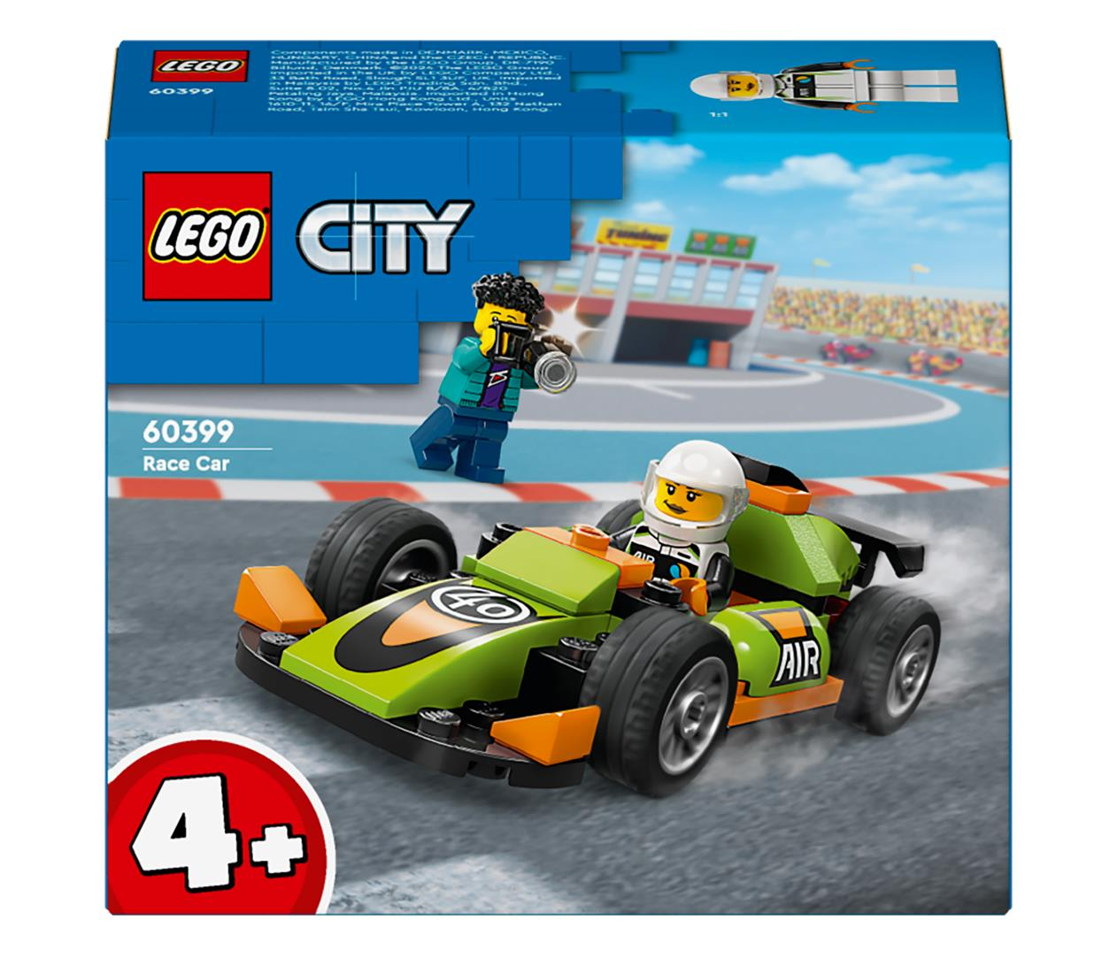 LEGO City 60399 Zielony samochód wyścigowy