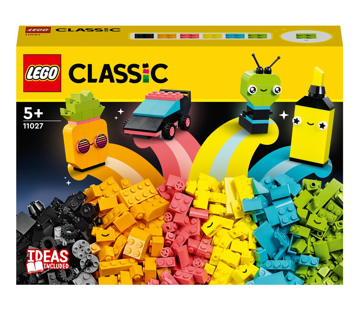 LEGO Classic 11027 Kreatywna zabawa neonowymi kolorami