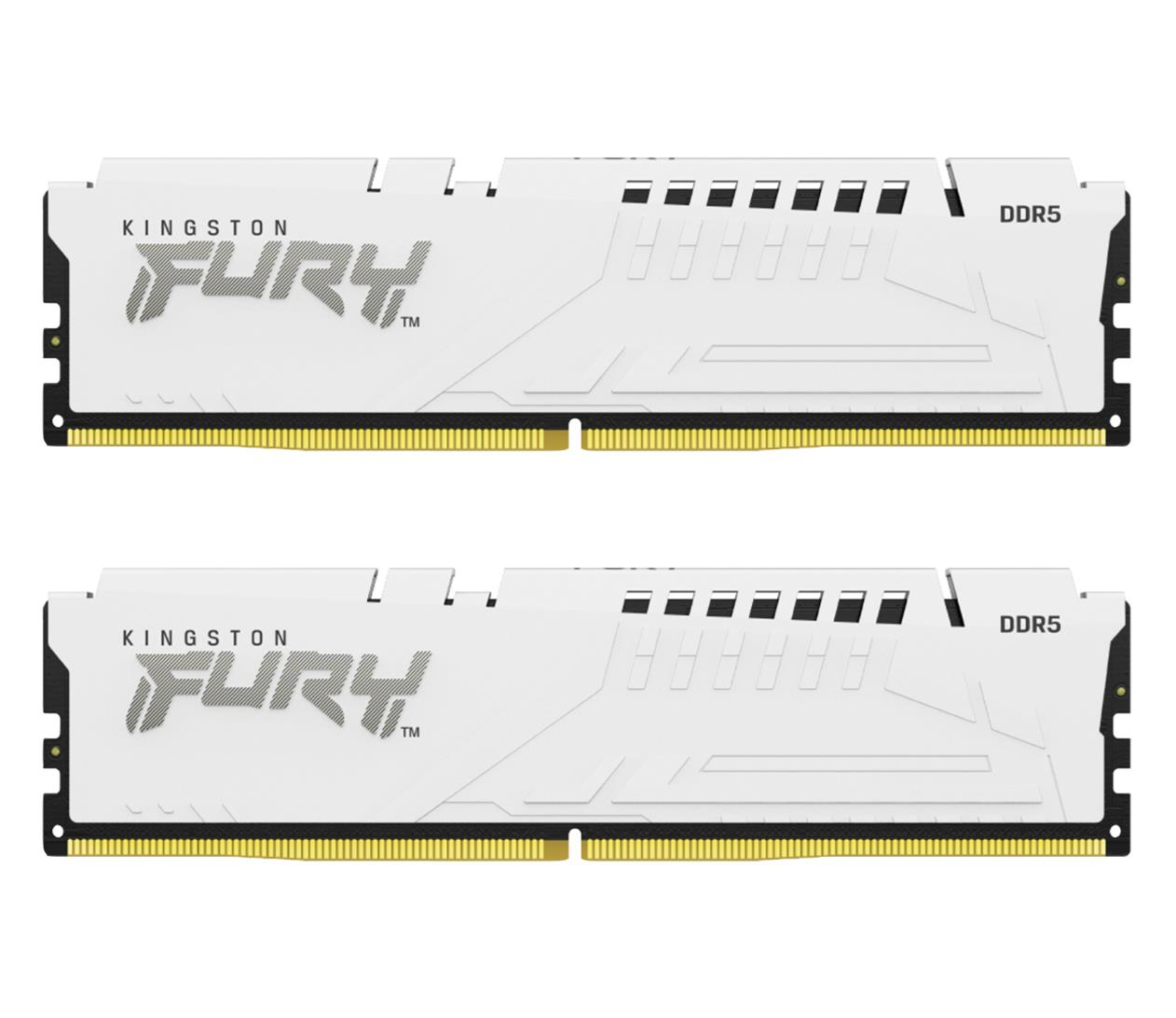 Kingston FURY 32GB (2x16GB) 5200MHz CL40 Beast White XMP