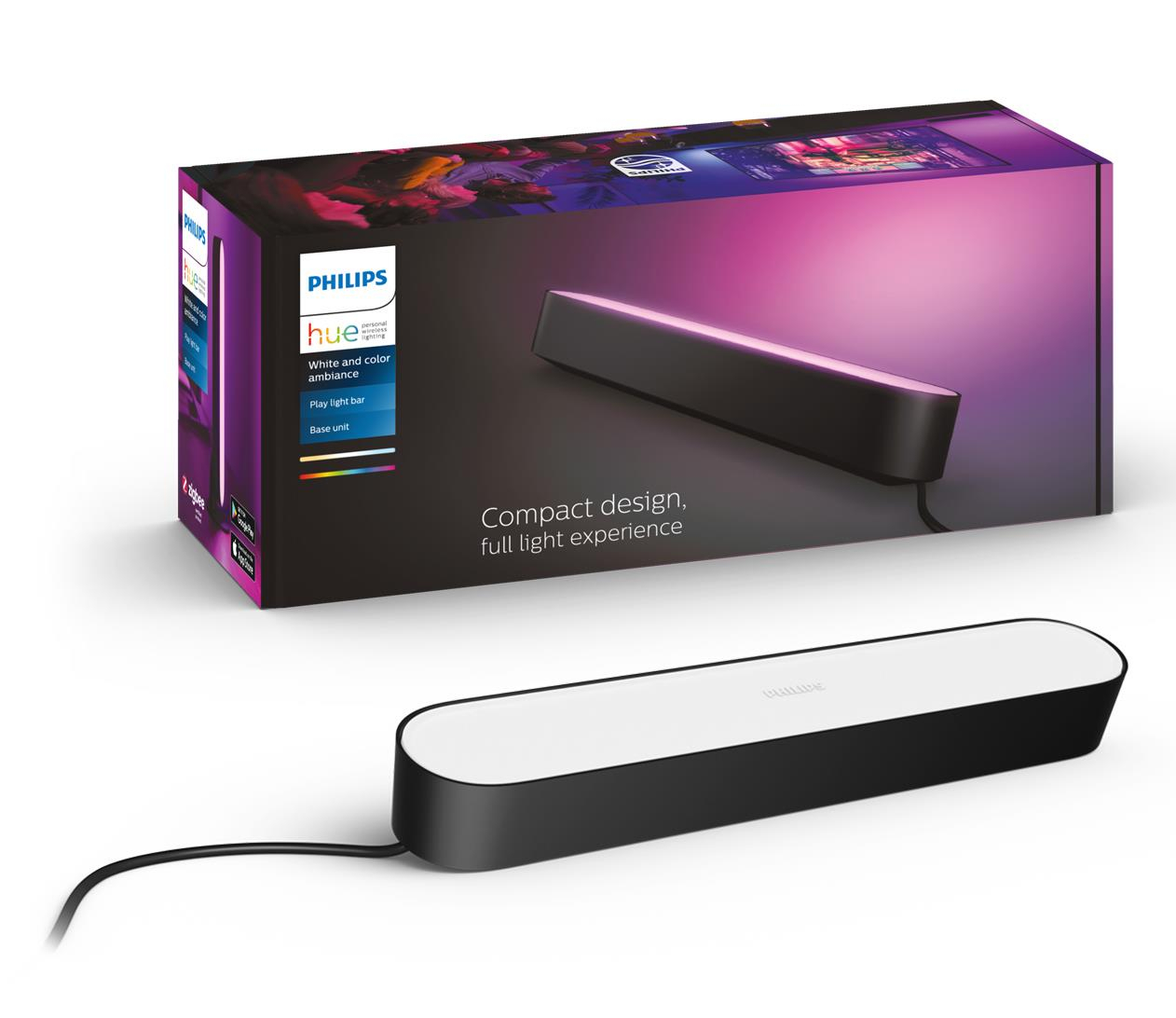 Philips Hue White and color ambiance Lampa Play (czarna)