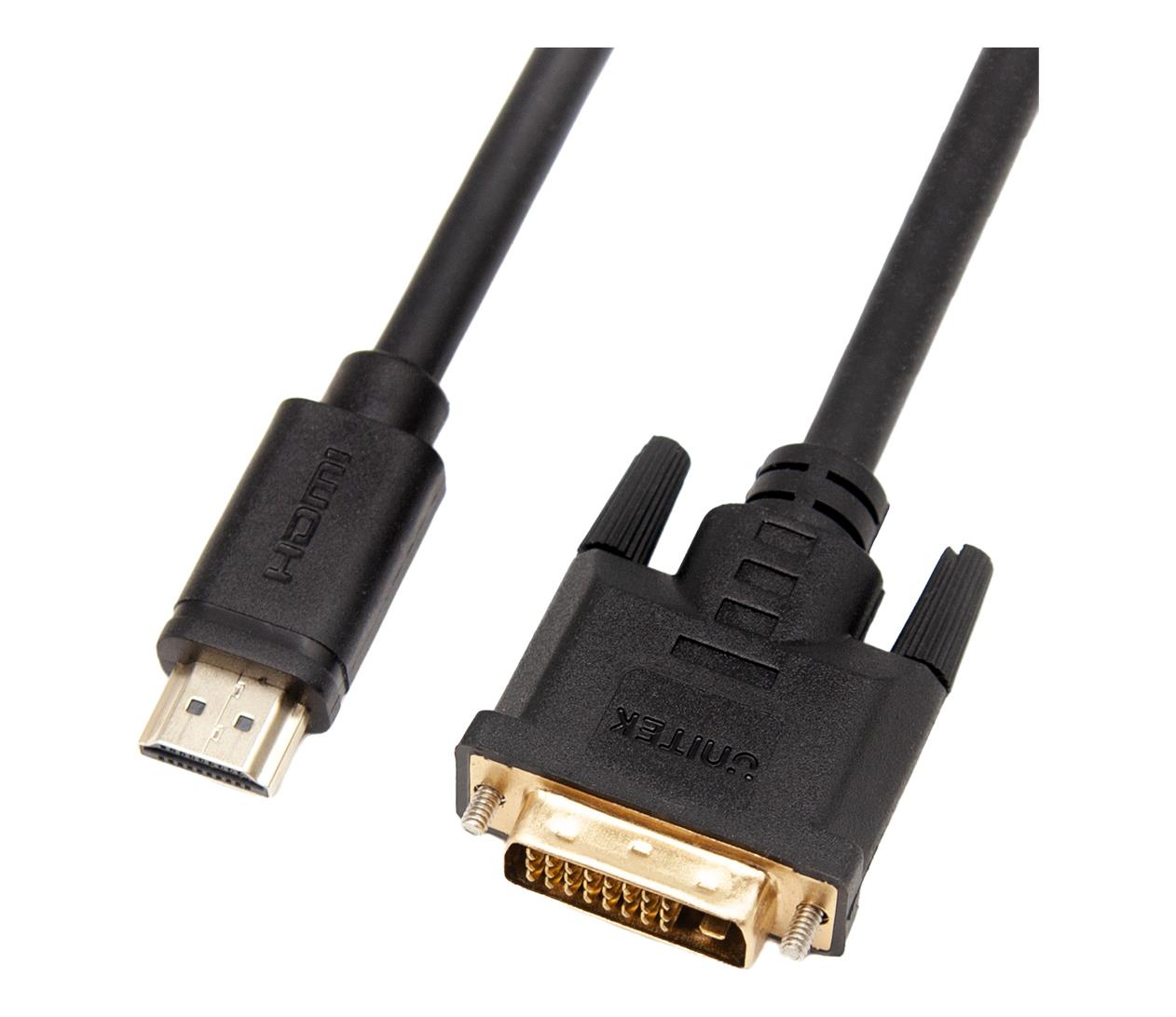 Kabel HDMI - DVI UNITEK C1271BK-2M 2 m