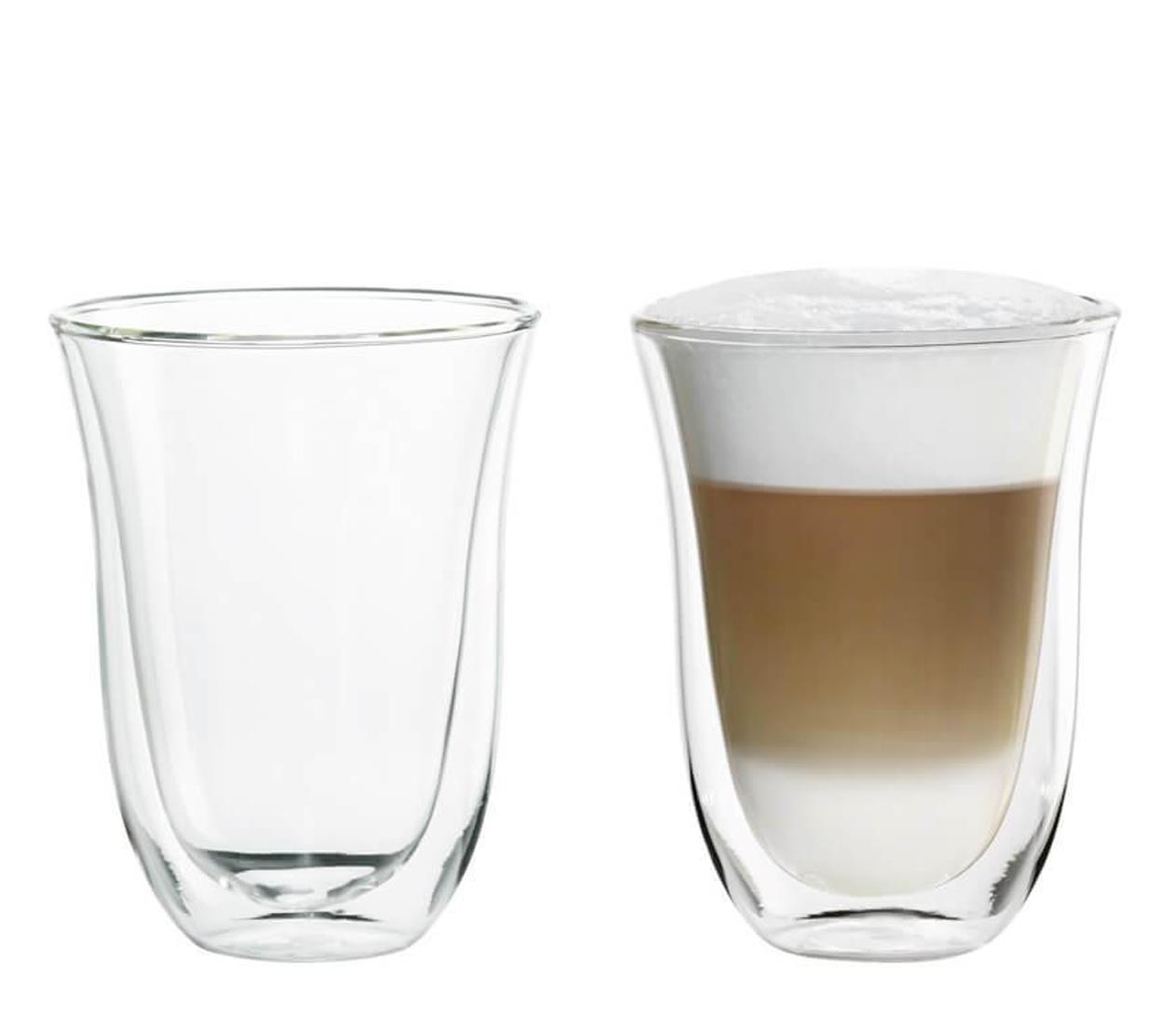 DeLonghi Szklanki do latte machiatto zestaw 2 sztuki